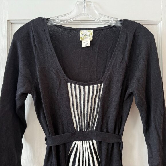Anthropologie | Viola Black Sweater Dress - Picture 3 of 12
